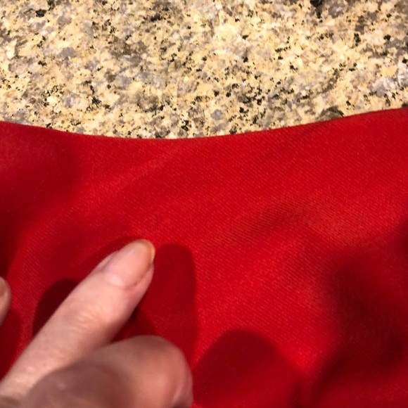 Evan Picone Red Tiered Elegant Dress Size 4 -Great Holiday Party Dress! - Picture 10 of 16